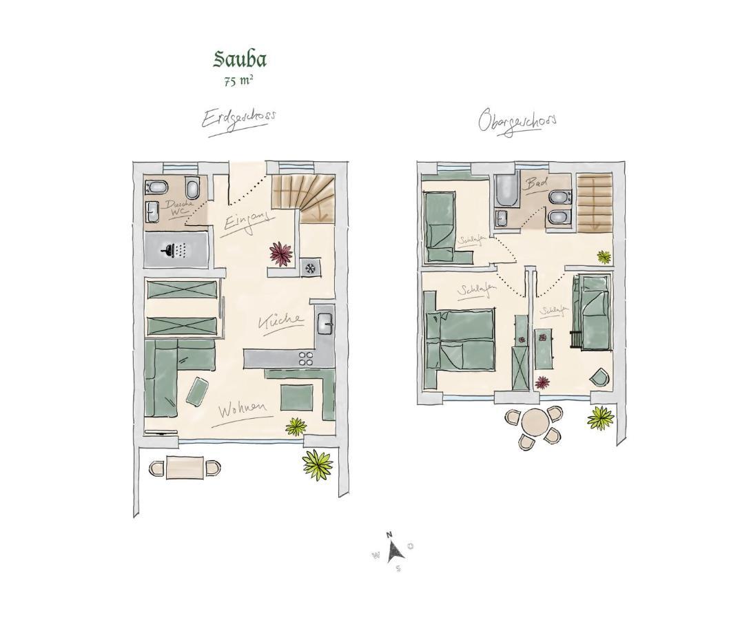 Ferienwohnungen "Zur Wally", Apartment Sauba Garmisch-Partenkirchen Buitenkant foto